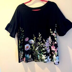 Lane Bryant Size 18/20 Black Top 100 percent cotton, never worn